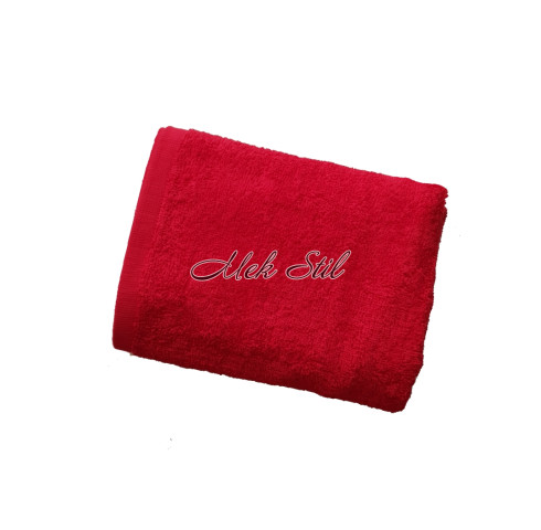 Едноцветна хавлиена кърпа 45/80 - червена